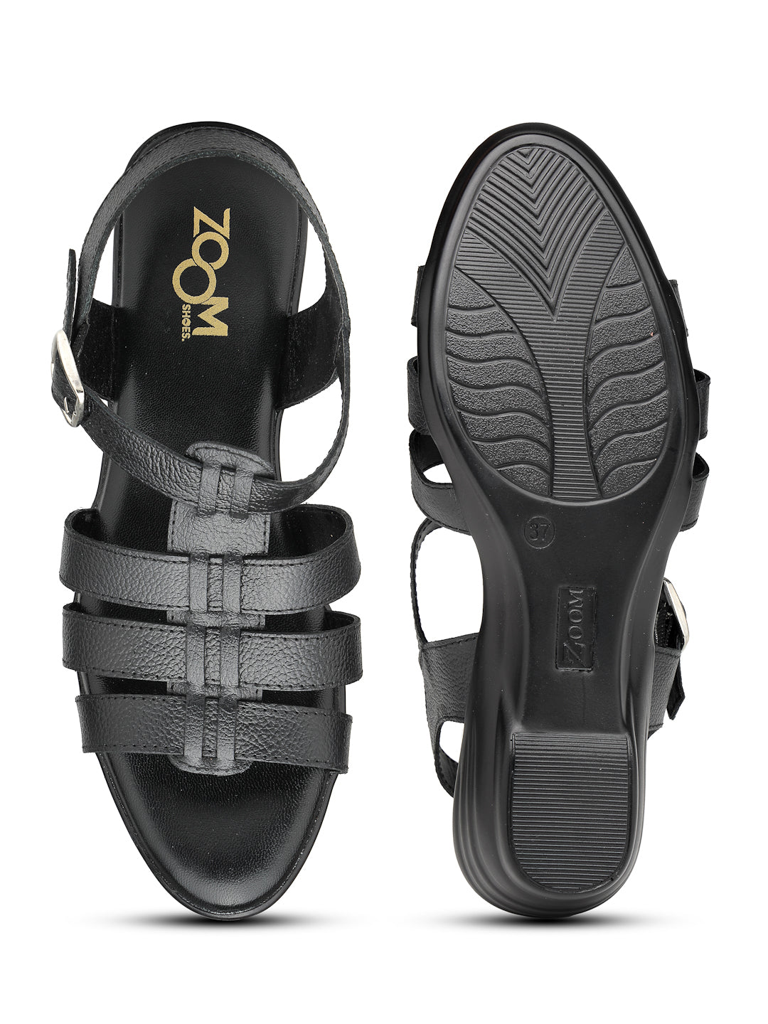 Women's Genuine Leather Sandals - 9155 - image 8