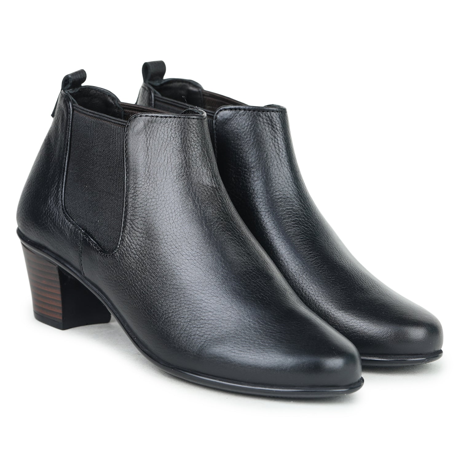 Women's Genuine Leather Ankle Boots - L-061 - image 1