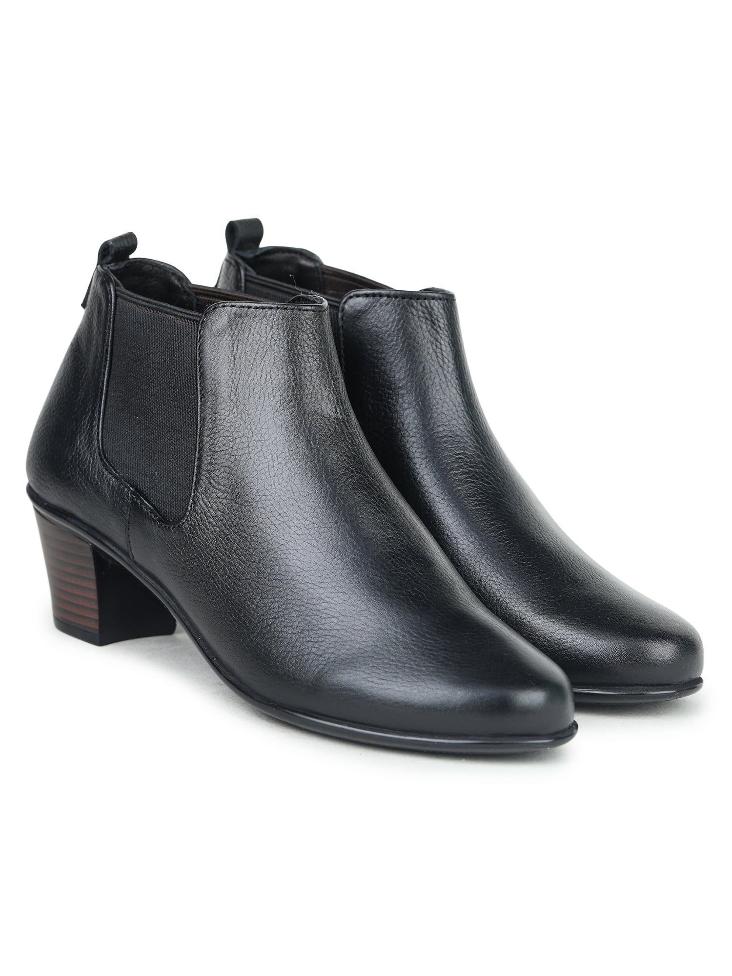 Women's Genuine Leather Ankle Boots - L-061 - image 1
