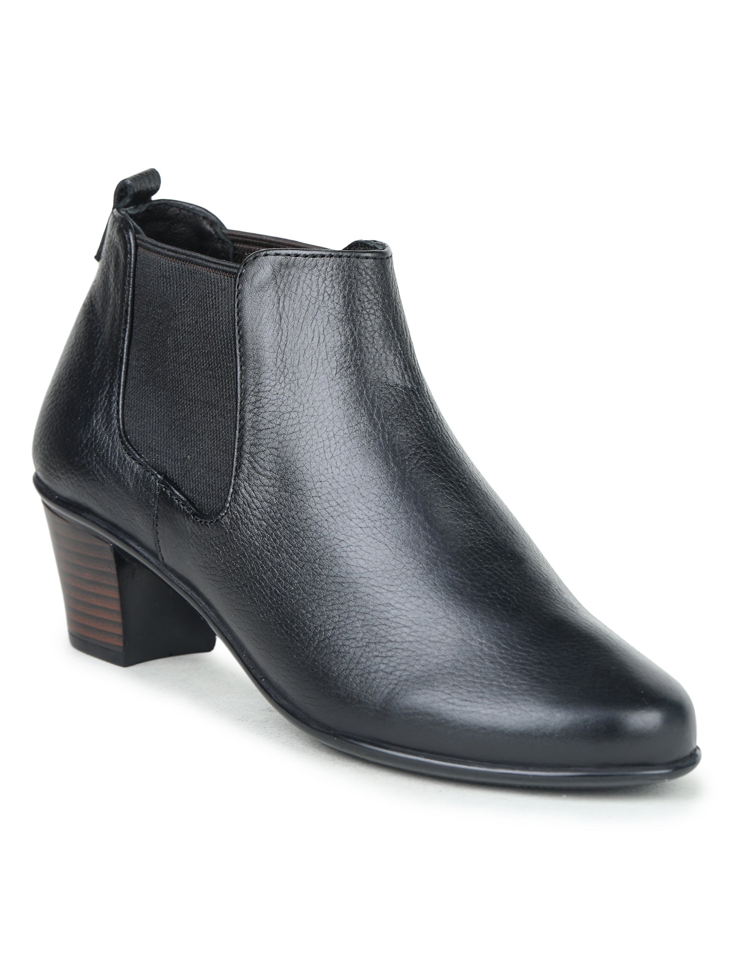 Women's Genuine Leather Ankle Boots - L-061 - image 4
