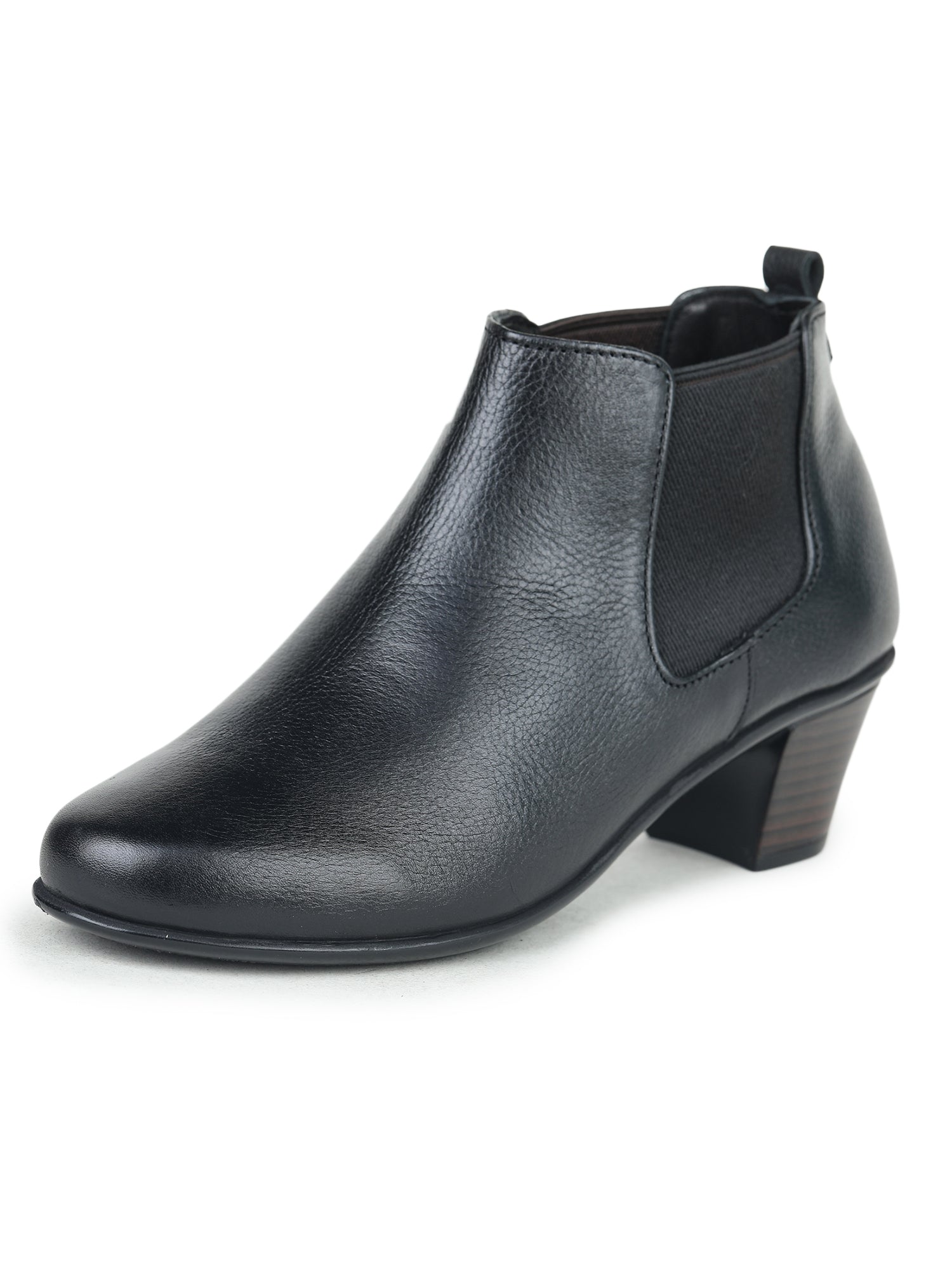 Women's Genuine Leather Ankle Boots - L-061 - image 8