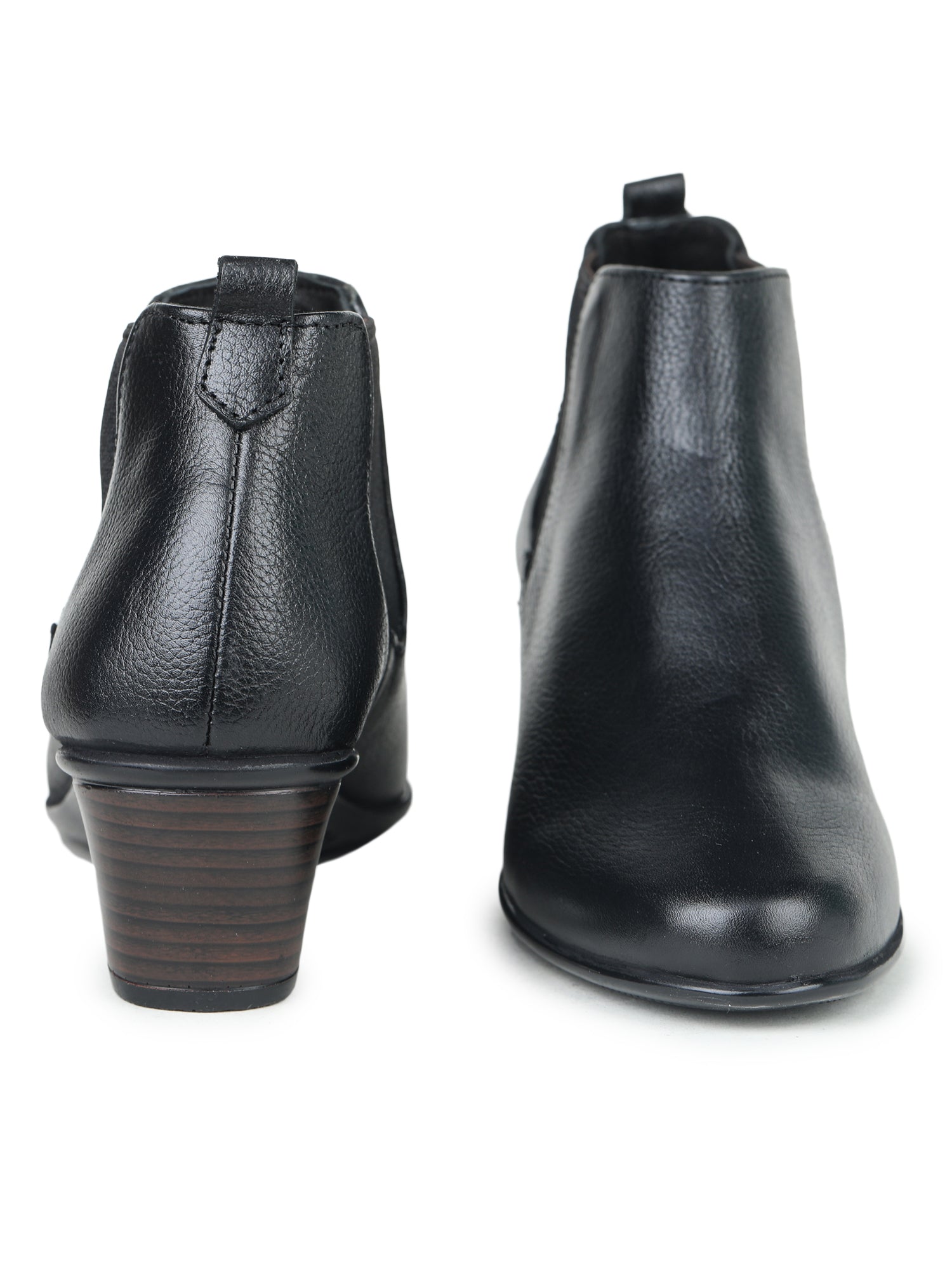Women's Genuine Leather Ankle Boots - L-061 - image 9