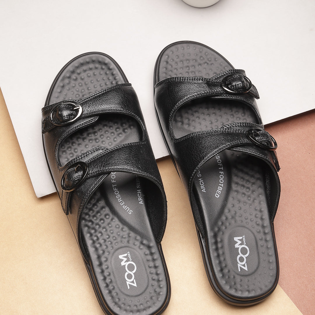 Women's Genuine Leather Juttis - L400 - image 1