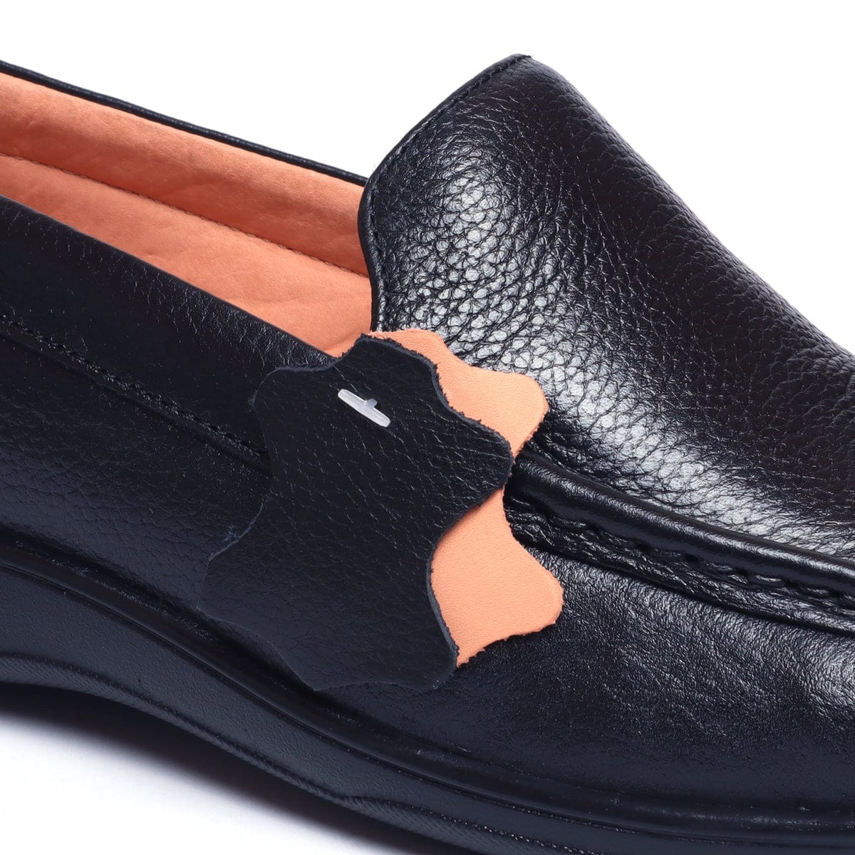 black Leather Formal Shoes D-121_4