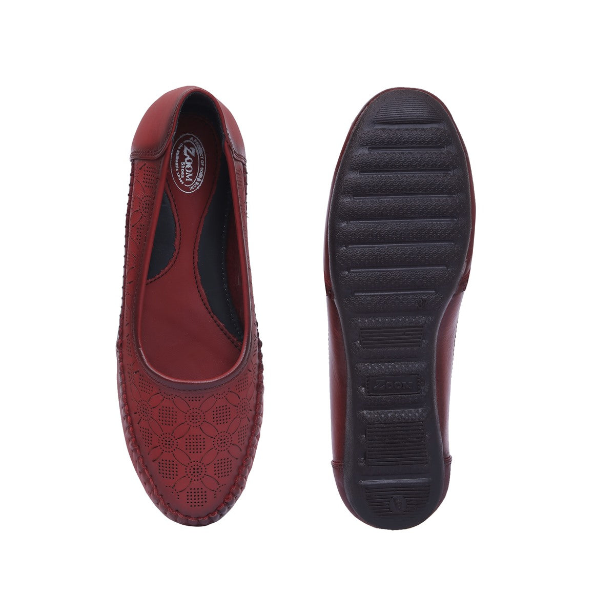 Casual Flat Belly Shoes Cherry_3