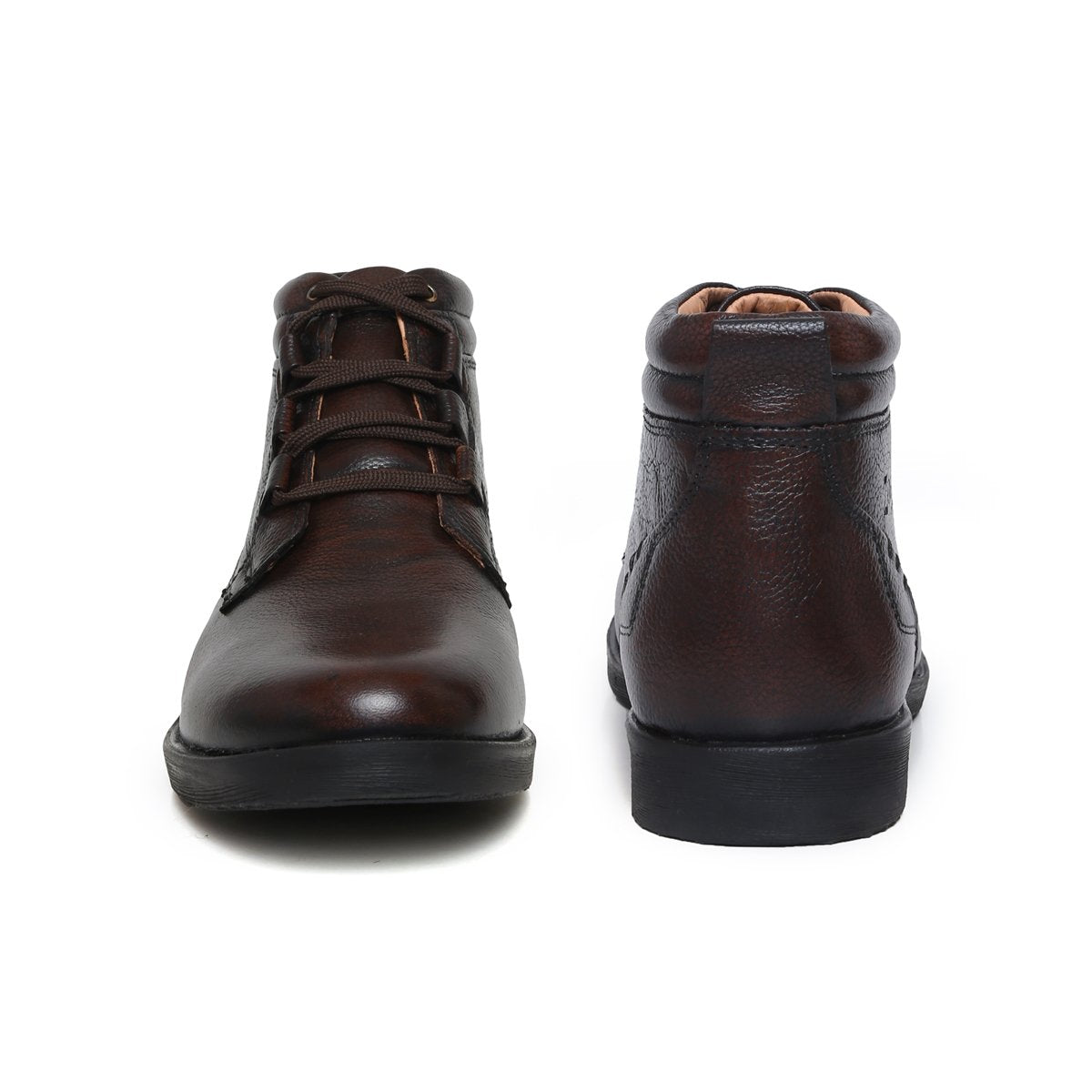 high ankle shoes Brown_2