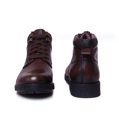 Brown Leather Boots for Men_ZS2