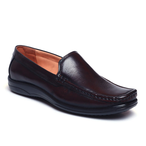 Leather Formal Shoes D-121_brown
