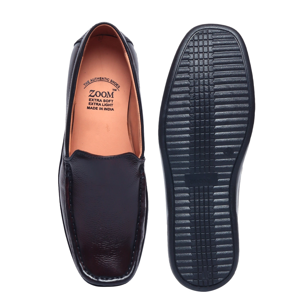 Leather Formal Shoes d-121_brown3