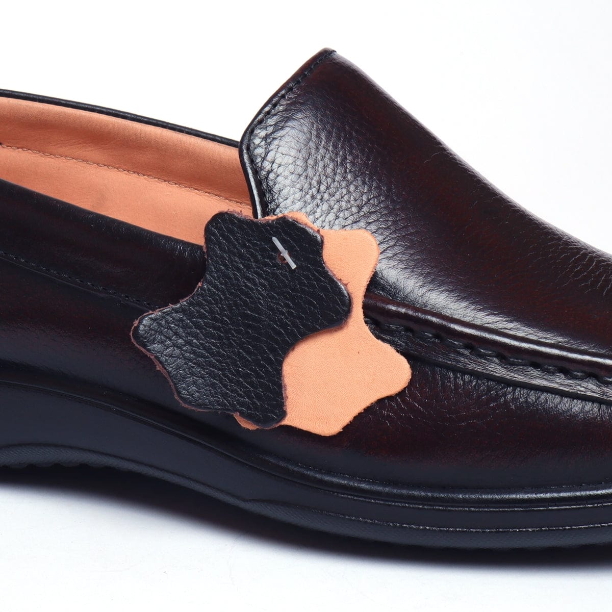 black Leather Formal Shoes_ZS11