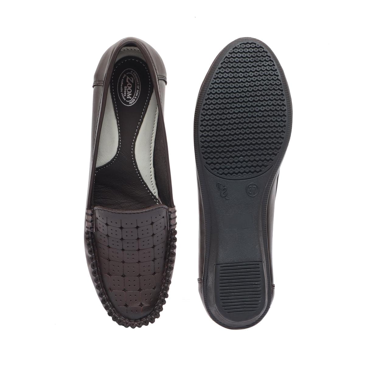 Slip on Shoes for Women Brown_2