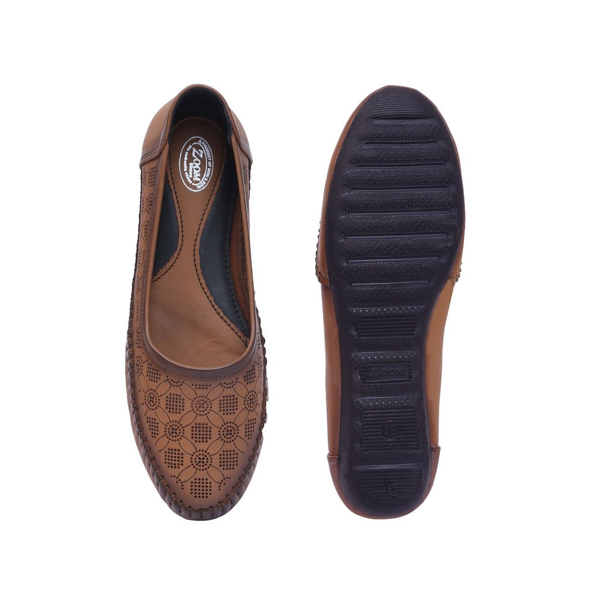 Casual Flat Belly Shoes Beige_3