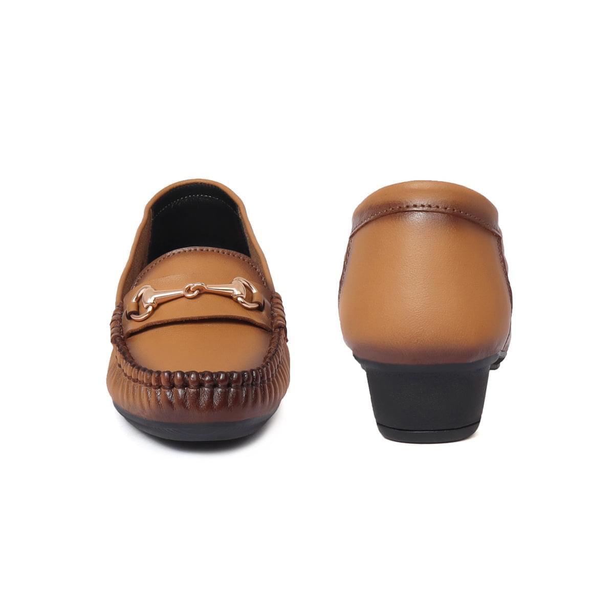 loafer formal shoes for women beige3