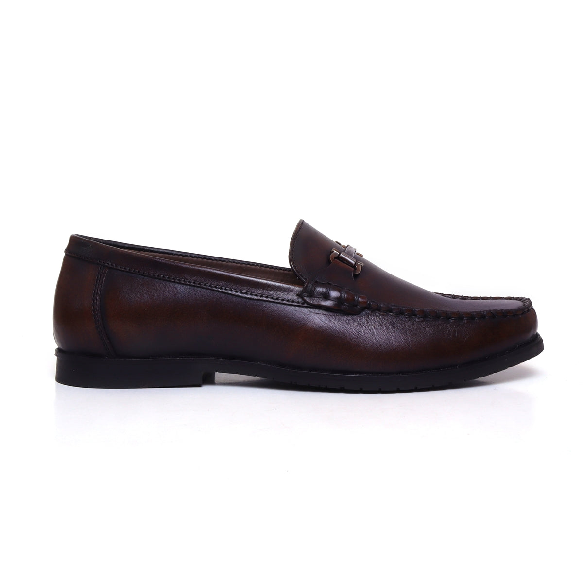 Mens formal loafers D-01 brown
