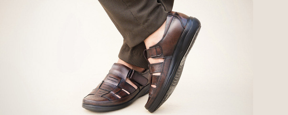 Genuine Leather sandals for men