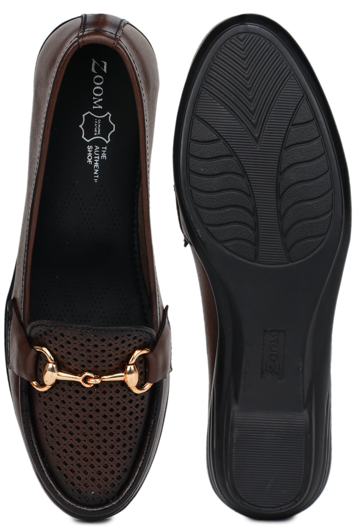 Women’s Textured Genuine Leather Bellies - 1141