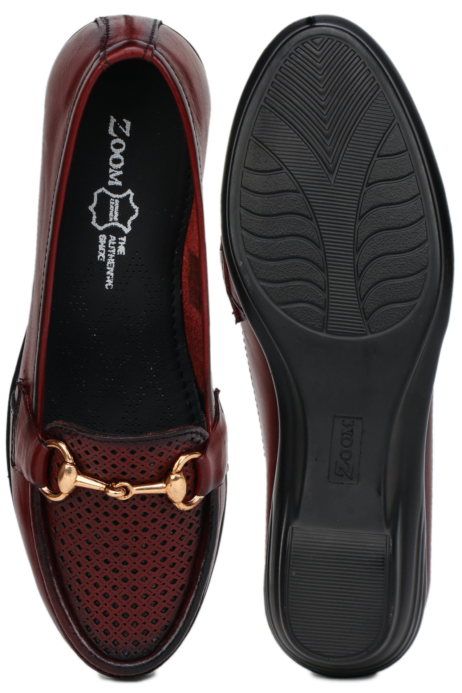 Women’s Textured Genuine Leather Bellies - 1141