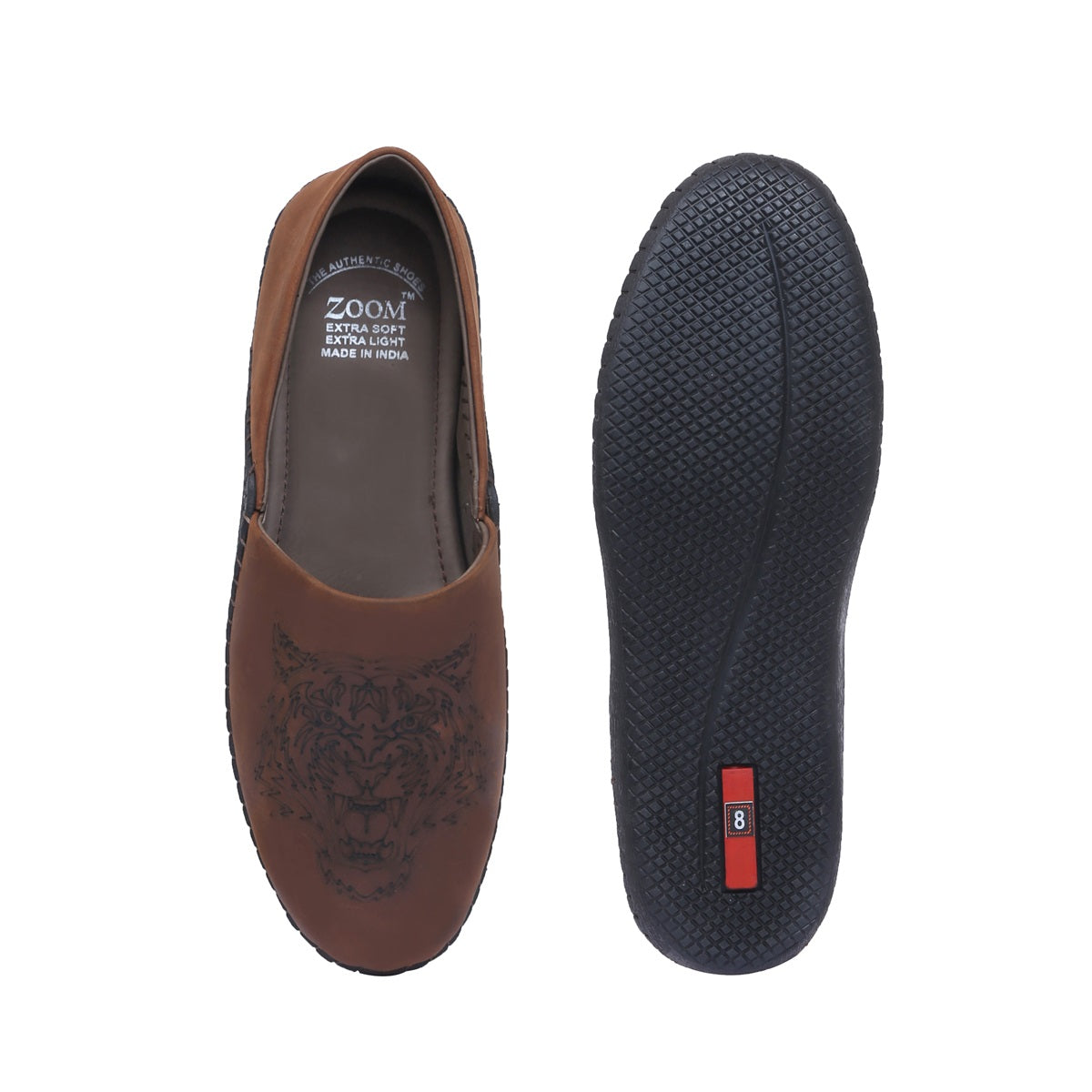 Lion Laser print Slip Ons OP-29_3