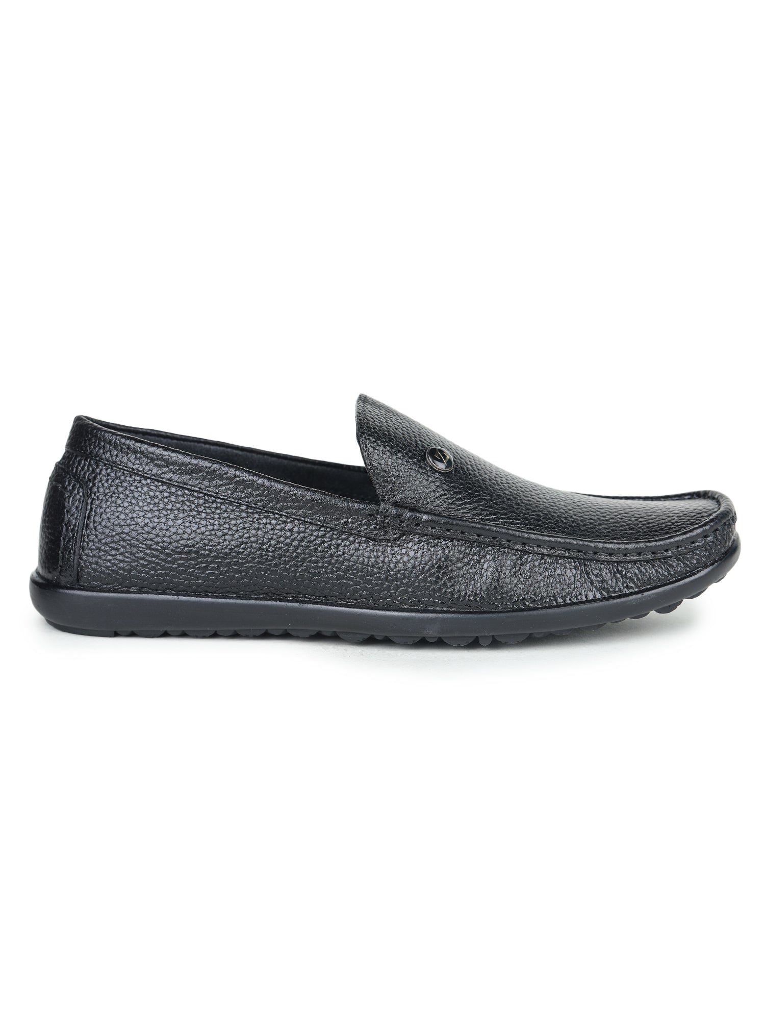 Men's Textured Genuine Leather Moc Loafers - 1315 – Zoom Shoes India