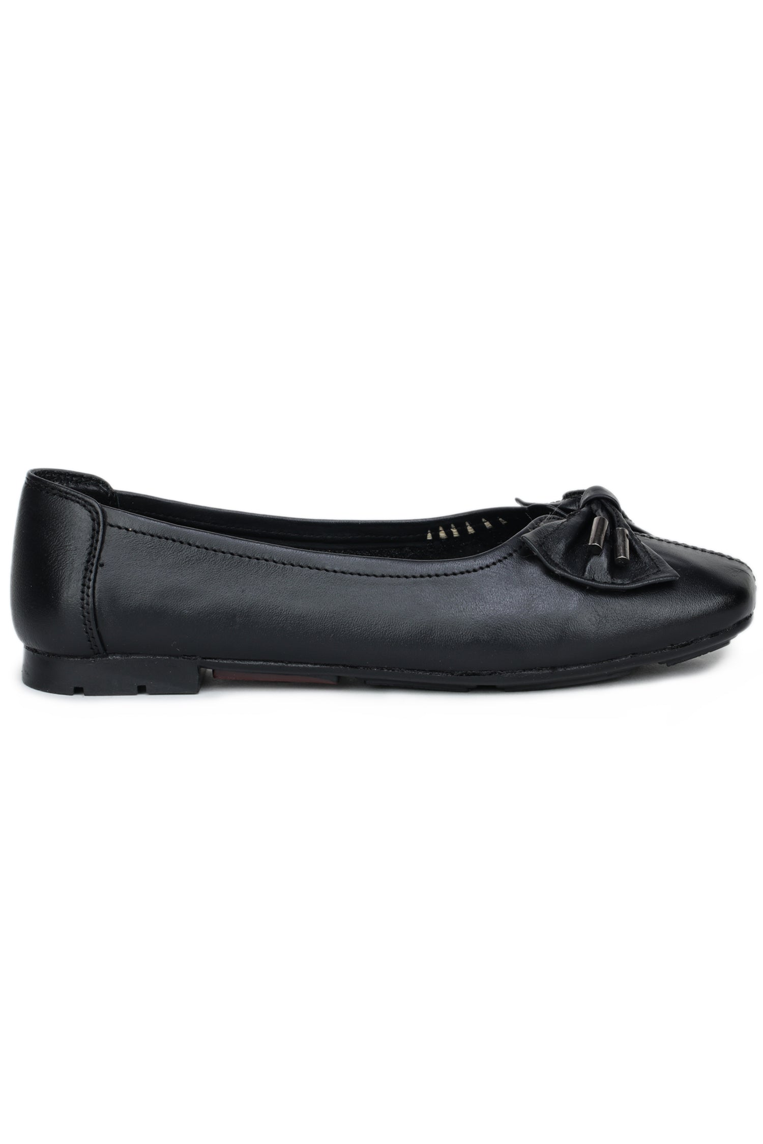 Women’s Genuine Leather Bow Bellies - 1542