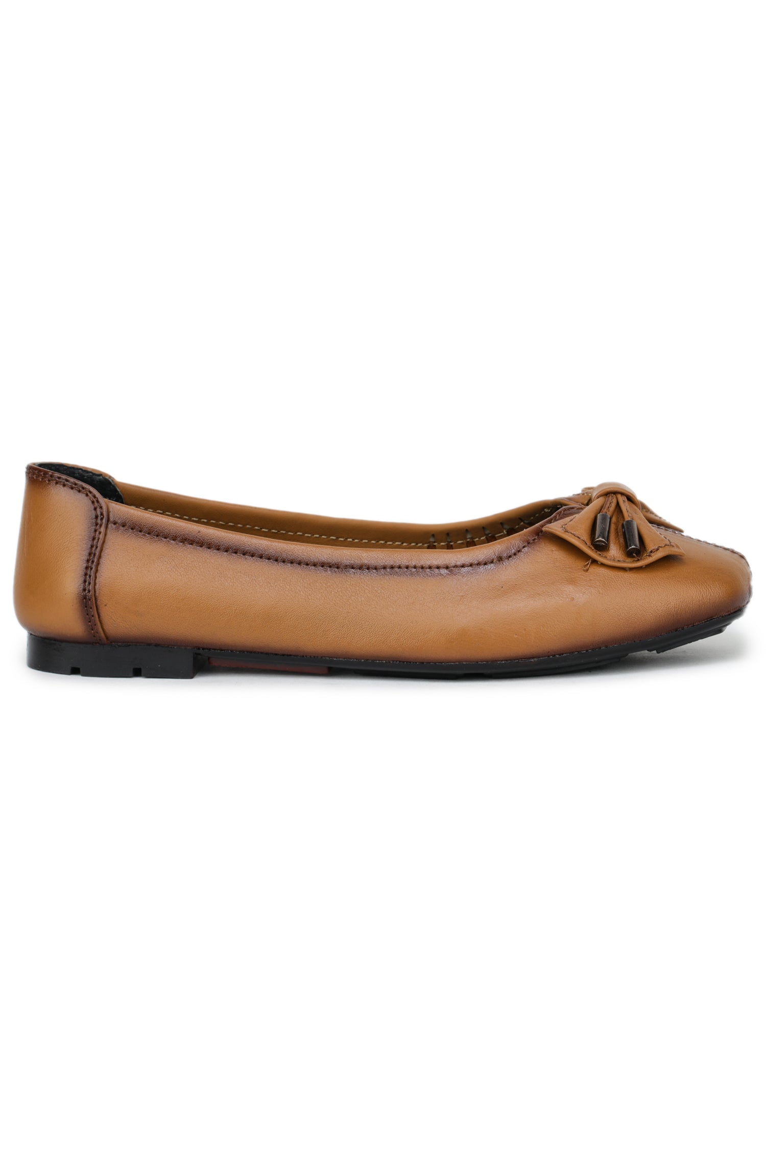 Women’s Genuine Leather Bow Bellies - 1542