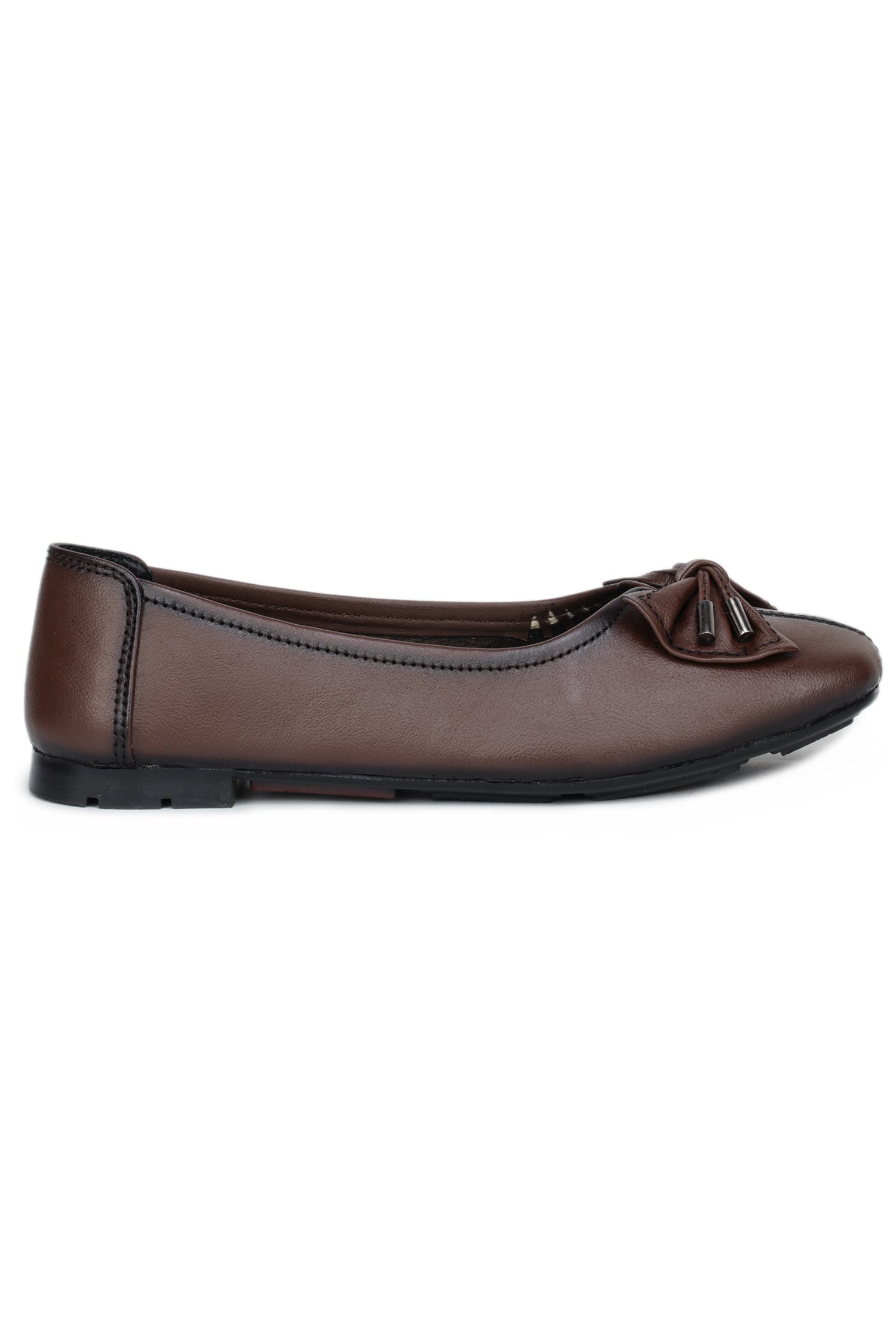 Women’s Genuine Leather Bow Bellies - 1542