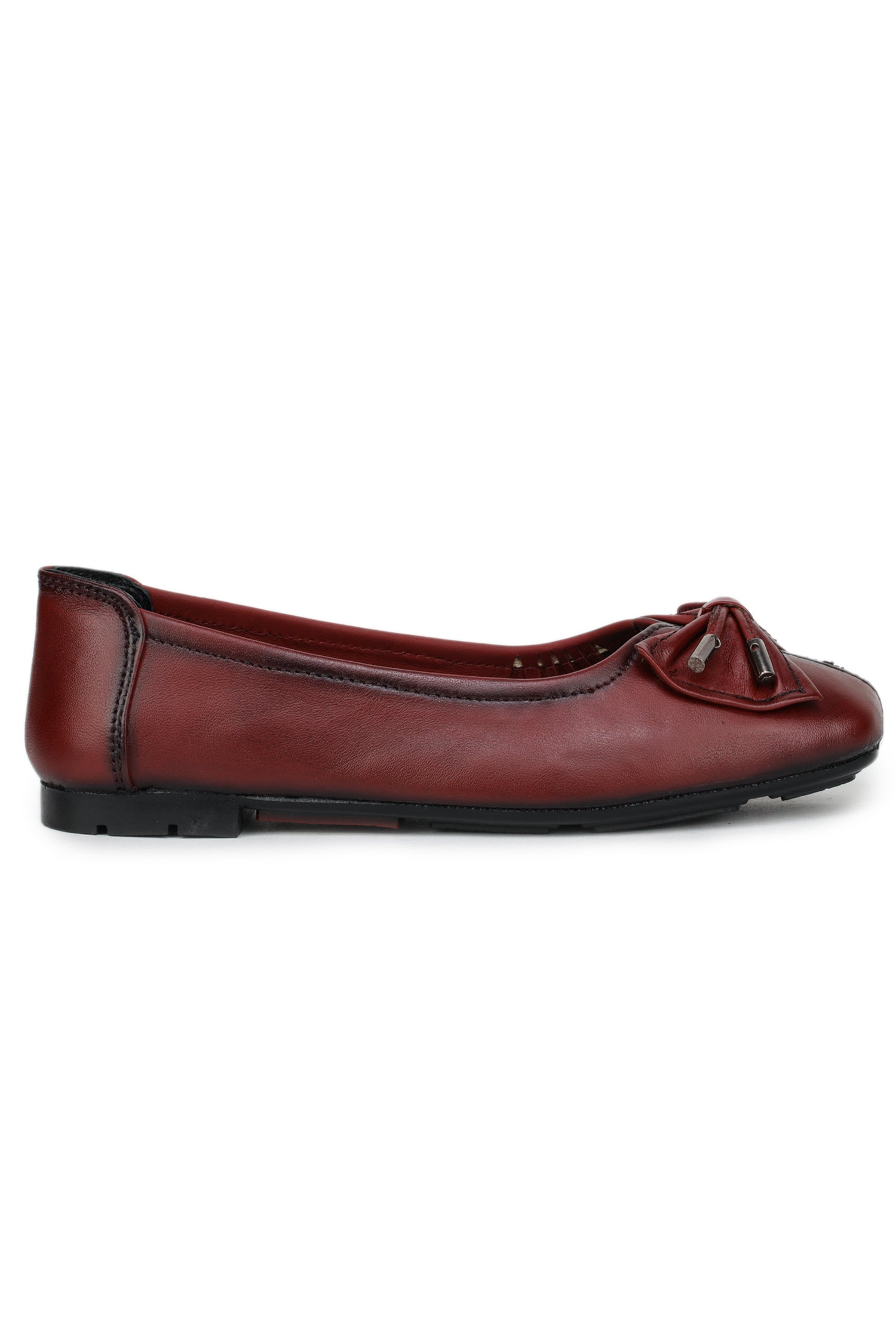 Women’s Genuine Leather Bow Bellies - 1542