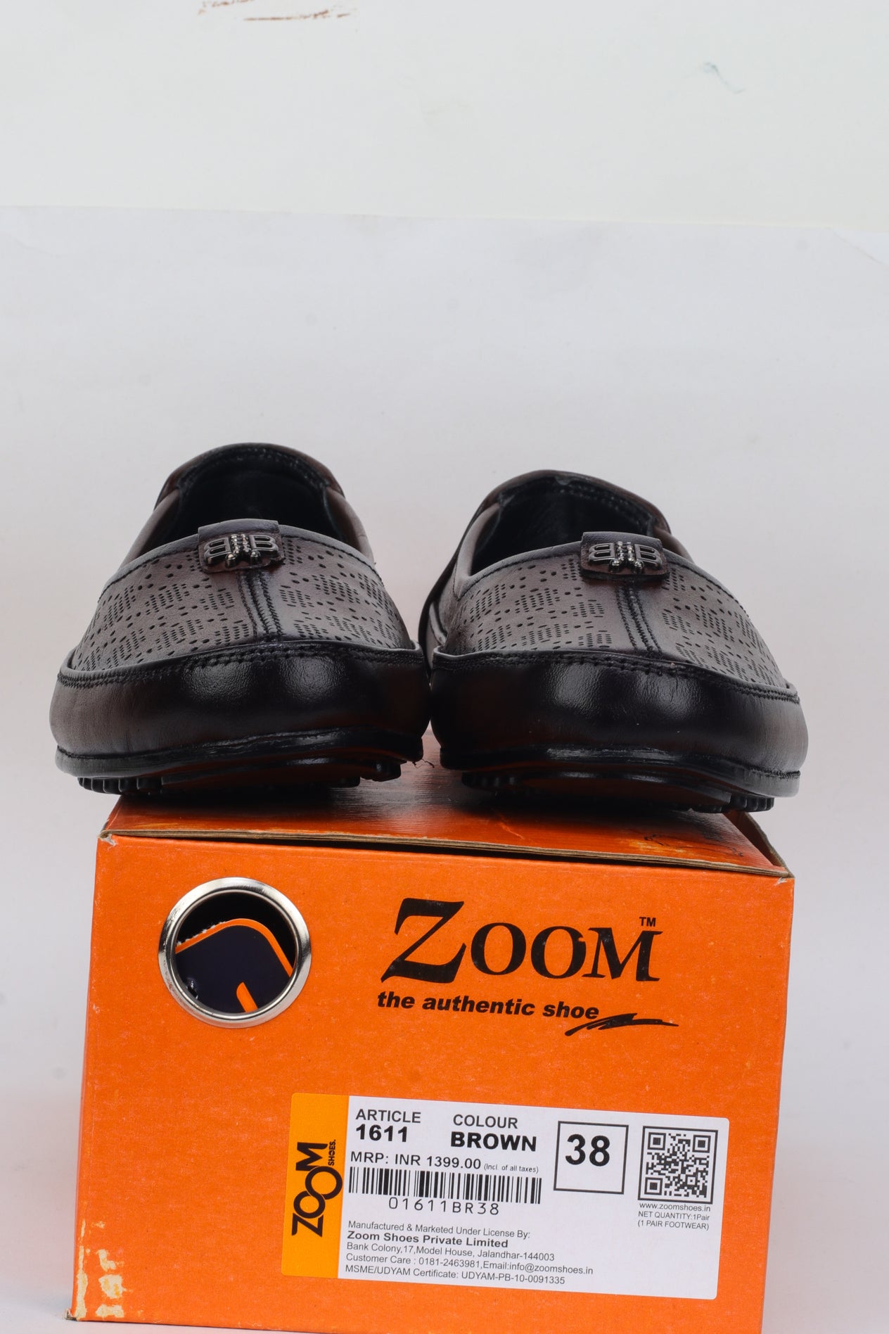 Women’s Perforated Leather Bellies with Comfort Grip Sole - 1611