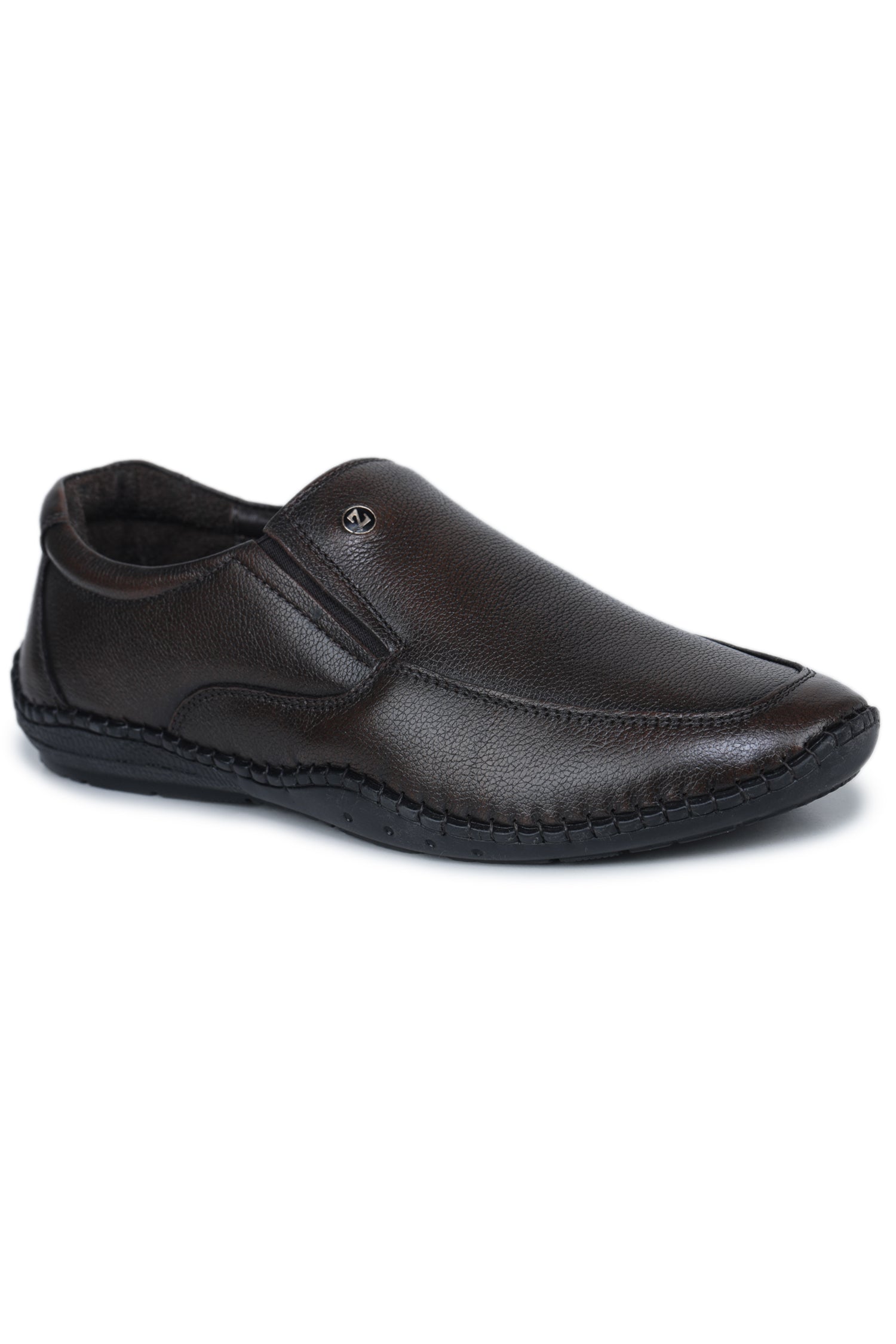Lune's Closet NY様 Pure Sport ×50 Men's Medium Ankle Textured Genuine Leather Casual Slip-On Loafers
