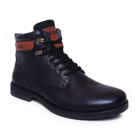 Leather High Ankle Boots for Men D – 3555