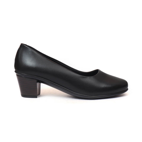 Zoom Shoes Pure Burnished Leather Formal Heeled Bellies For Women L-001