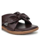 Elegant Women's Leather Slippers with Knot Tie Design L 135 - Zoom Shoes India