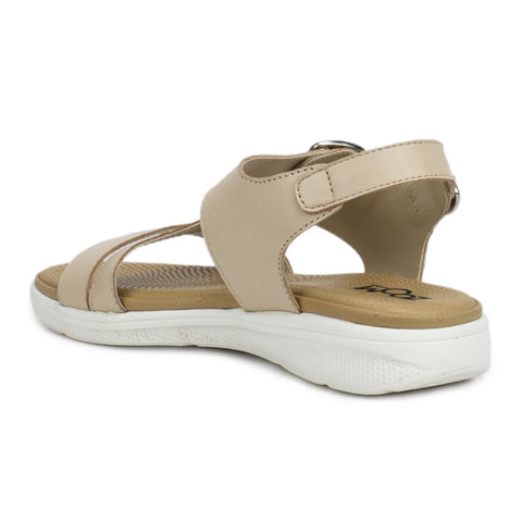 Women’s Leather Sandals 7575 – Classic Design with Buckle & Chunky Sole