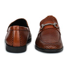 Original Leather Loafers 9981 – Pointed Toe with Mesh Texture Slip-on Shoes - Zoom Shoes India