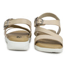 Women’s Leather Sandals 7575 – Classic Design with Buckle & Chunky Sole - Zoom Shoes India