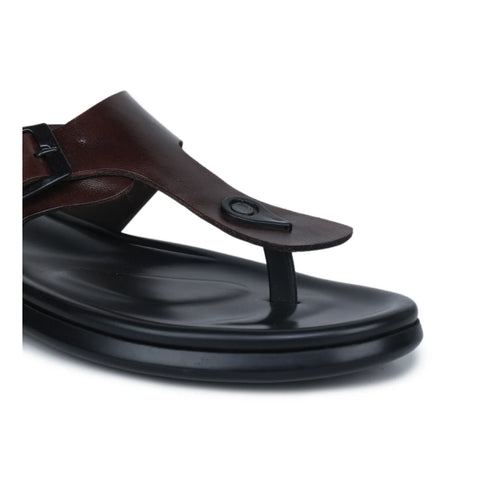 Men’s Genuine Leather Slippers CN 81 – V-Toe Design with Cushioned Insole