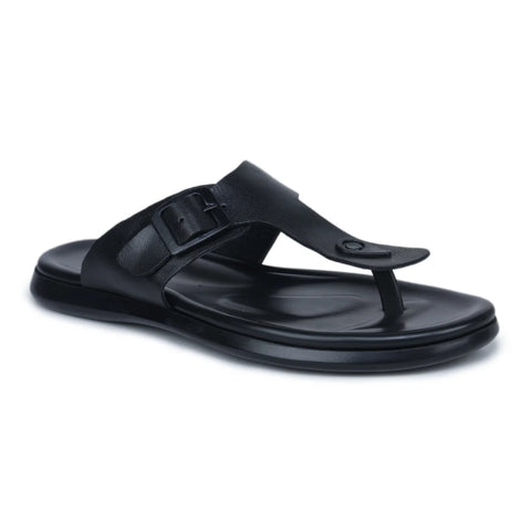 Men’s Genuine Leather Slippers CN 81 – V-Toe Design with Cushioned Insole