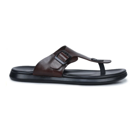 Men’s Genuine Leather Slippers CN 81 – V-Toe Design with Cushioned Insole