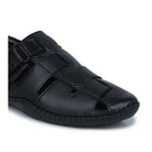 Original Leather Sandals for Men – 1901 with Mat Weave Design & Cushioned Insole - Zoom Shoes India