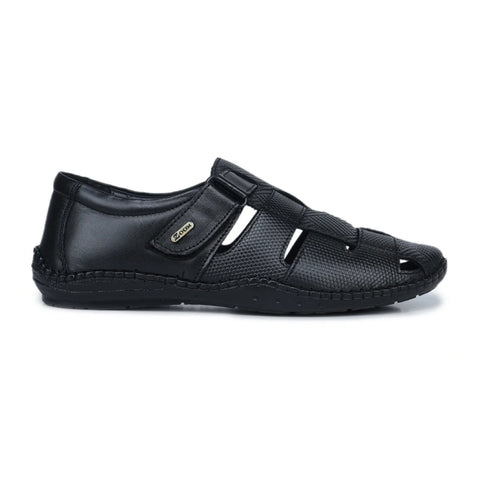 Original Leather Sandals for Men – 1901 with Mat Weave Design & Cushioned Insole