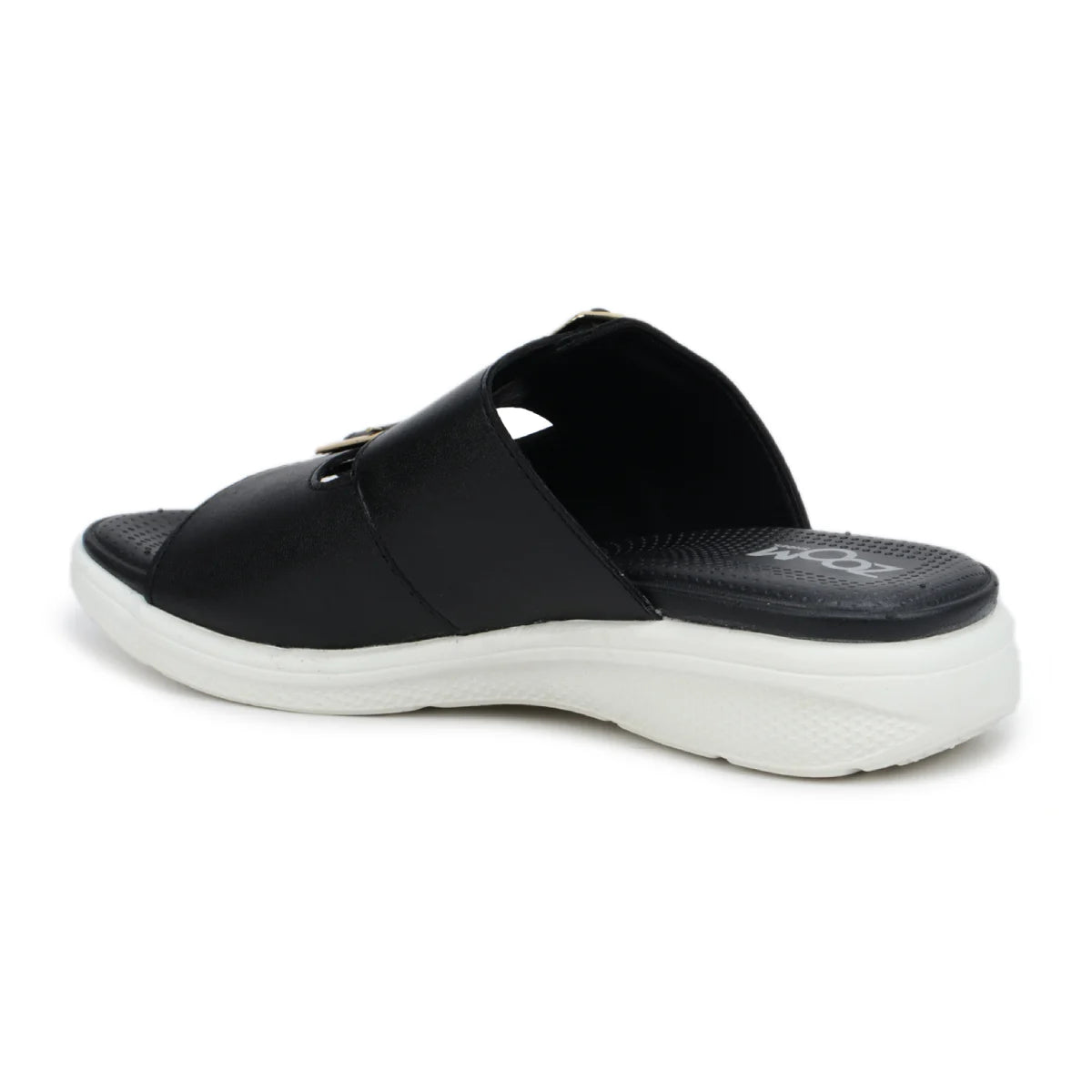 Women’s Leather Slippers 7512 – Monk Strap Design in Flats - Zoom Shoes India