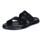 Genuine Leather Slide Slippers for Men – CN 36 with Cushioned Insole & Anti-Slip Sole - Zoom Shoes India