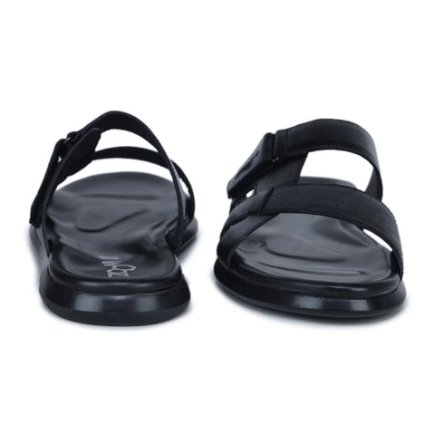 Genuine Leather Slide Slippers for Men – CN 36 with Cushioned Insole & Anti-Slip Sole