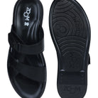 Genuine Leather Slide Slippers for Men – CN 36 with Cushioned Insole & Anti-Slip Sole - Zoom Shoes India