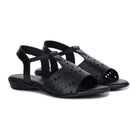Leather Sandals For Women L 648 – Thong Style with Brogue Detailing - Zoom Shoes India