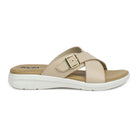 Women’s Leather Slippers 7515 – Criss-Cross Buckle Design - Zoom Shoes India