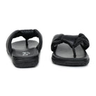 Women’s Leather Slippers L 132 – V-Toe Tie Knot Design with Cushioned Insole - Zoom Shoes India