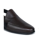 Men’s Slingback Original Leather Loafers Model 9237 – Pointed Toe with Cushioned Insole - Zoom Shoes India