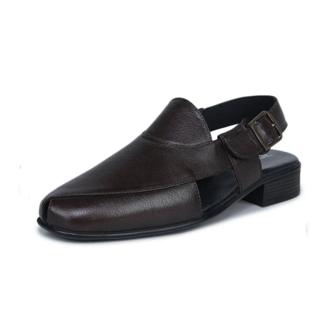 Men’s Slingback Original Leather Loafers Model 9237 – Pointed Toe with Cushioned Insole