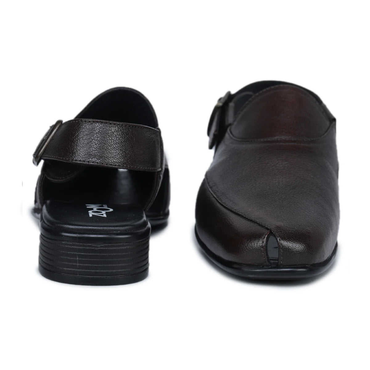 Men’s Slingback Original Leather Loafers Model 9237 – Pointed Toe with Cushioned Insole - Zoom Shoes India